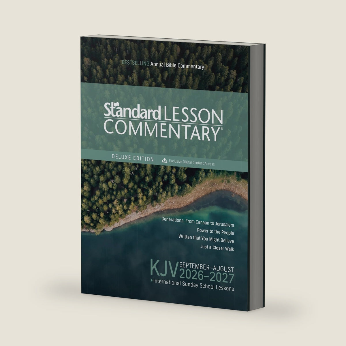 KJV Standard Lesson Commentary® Deluxe Edition 2026-2027 | Large Print | Reproducible Activity Pages | Digital Greek/Hebrew Lexicons | Digital Bible Dictionaries | Full-Color Visual Resources | ISSL by Standard Publishing