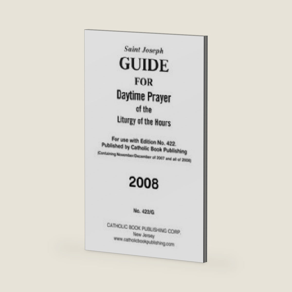 St. Joseph Guide for Daytime Prayer of the Liturgy of the Hours by Catholic Book Publishing Corp.