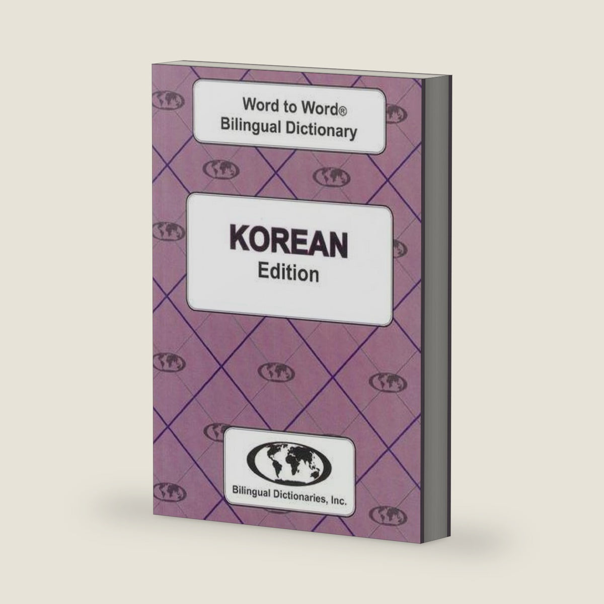 Korean edition Word To Word Bilingual Dictionary by C. Sesma M.A.