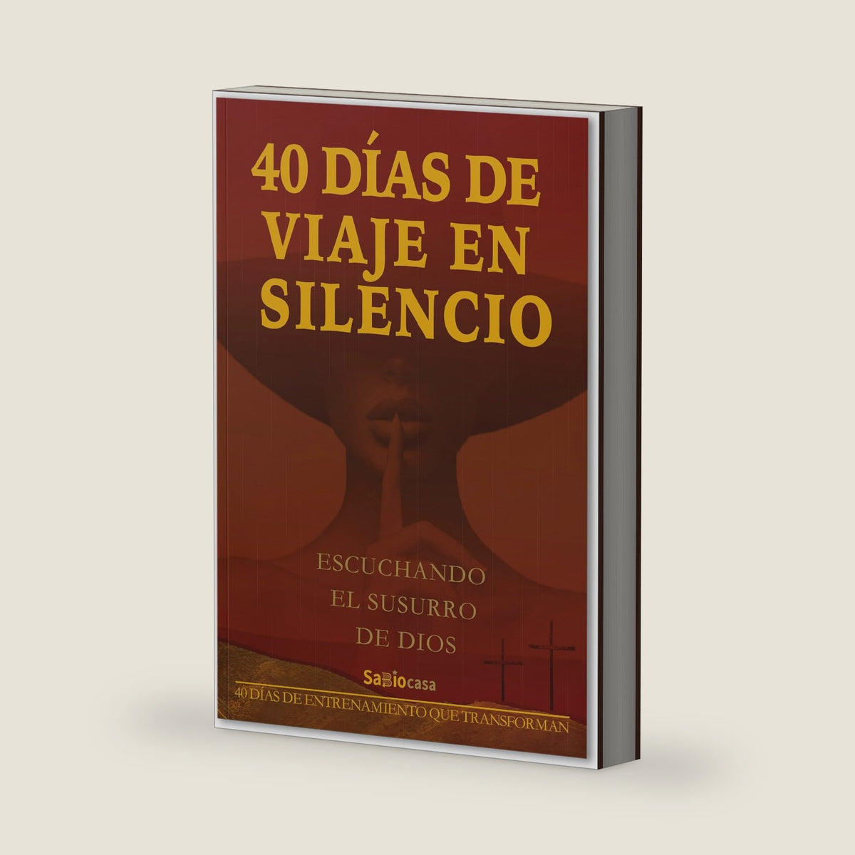 “40 Días de Viaje en Silencio” Un camino de despertar espiritual. 40 días, 40 silencios, 40 encuentros con Dios y contigo mismo.suitable for giving to husband and wife. by Sabiocasa