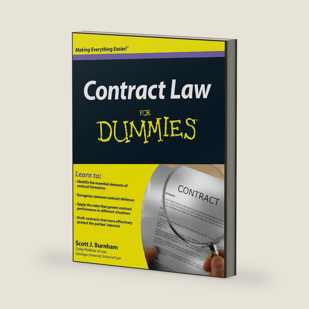 Contract Law For Dummies by Scott J. Burnham