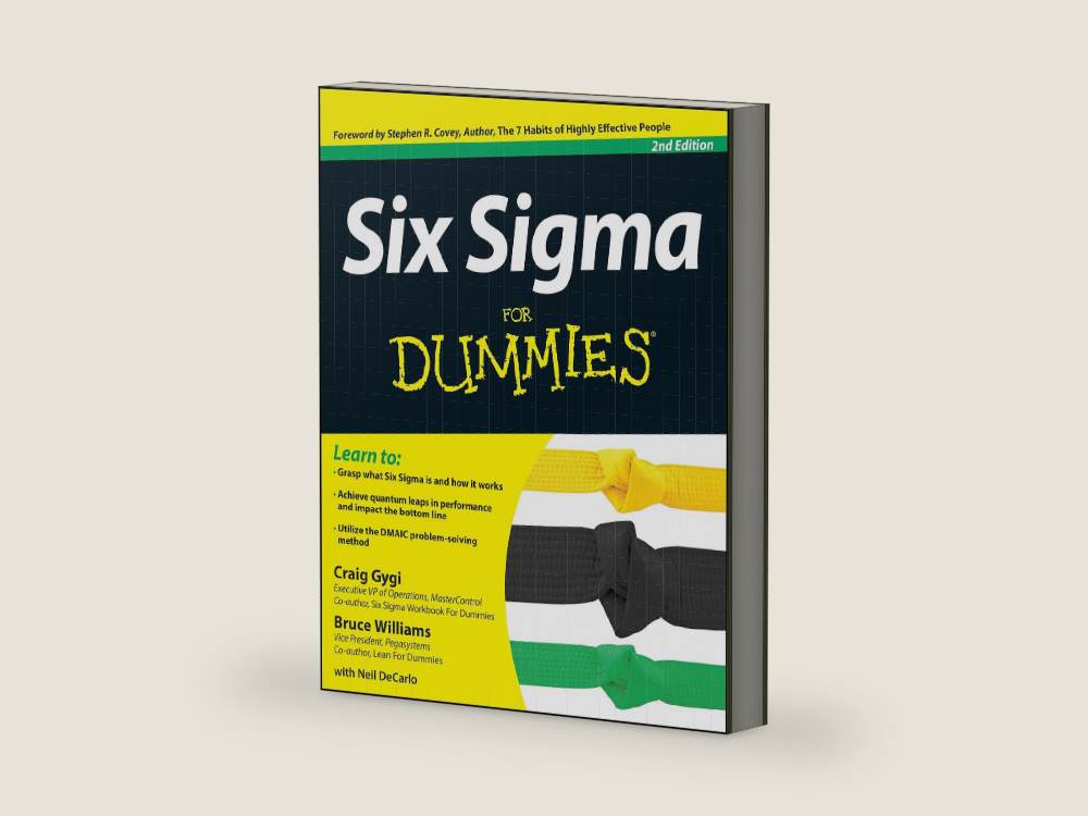 Six Sigma For Dummies (For Dummies Series) by Craig Gygi | barcode:9781118120354 | source:9781118120354-right-three-quarter.jpg