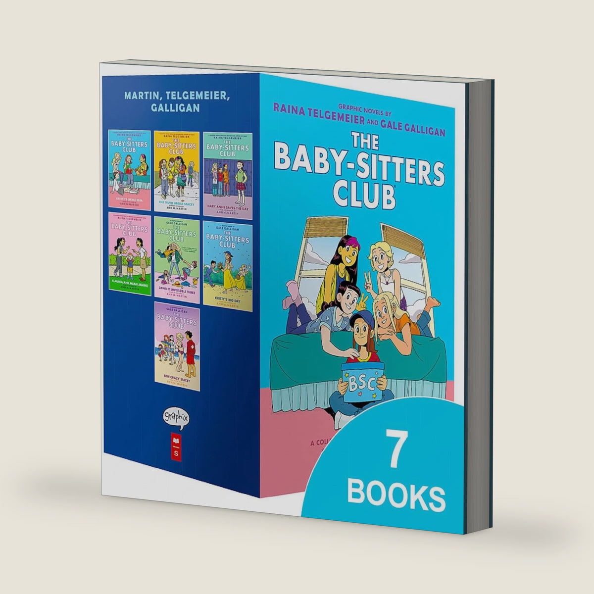 The Baby-sitters Club #1-7 Graphic Novel Box Set by Ann M. Martin