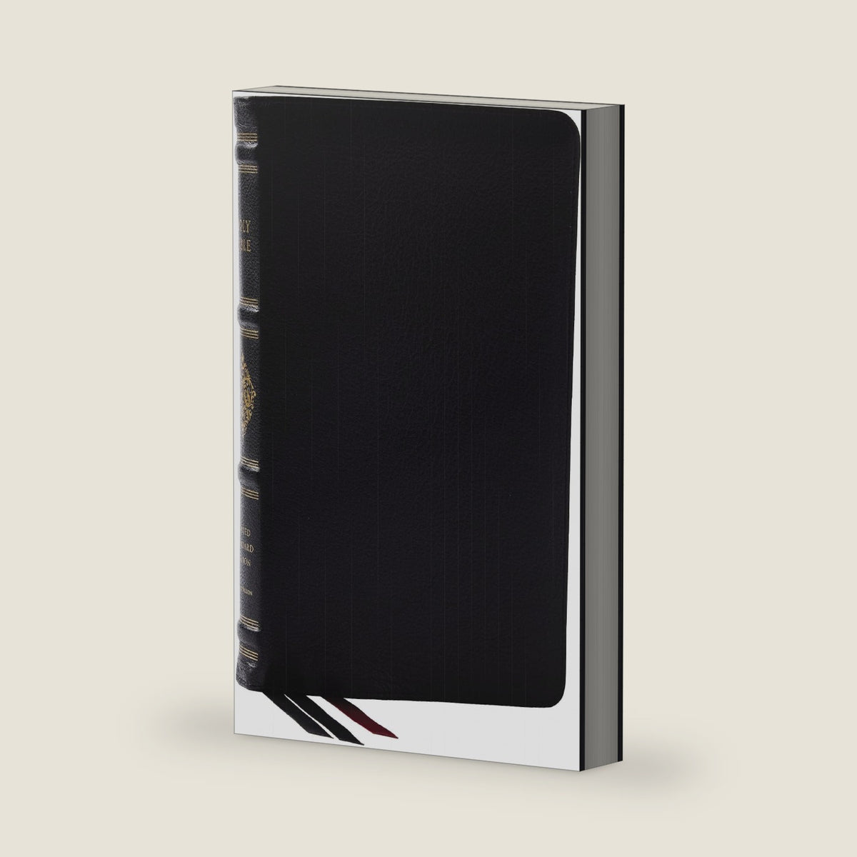 RSV Personal Size Bible with Cross References, Black Premium Goatskin Leather, Premier Collection, (Sovereign Collection) by Thomas Nelson