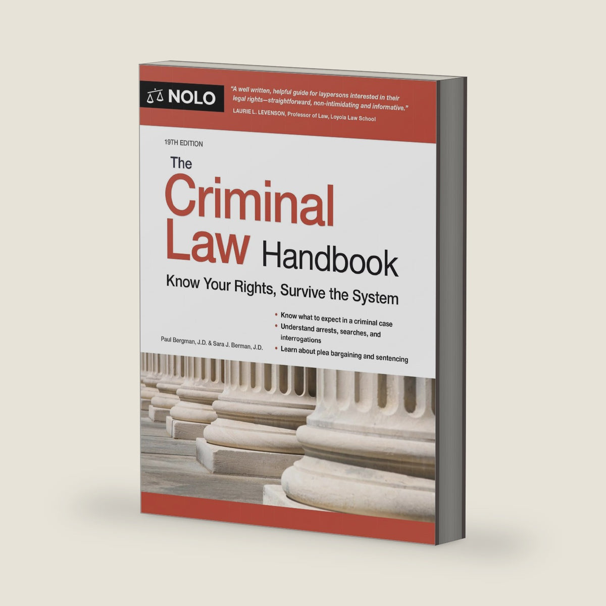 Criminal Law Handbook, The: Know Your Rights, Survive the System by Paul Bergman J.D.