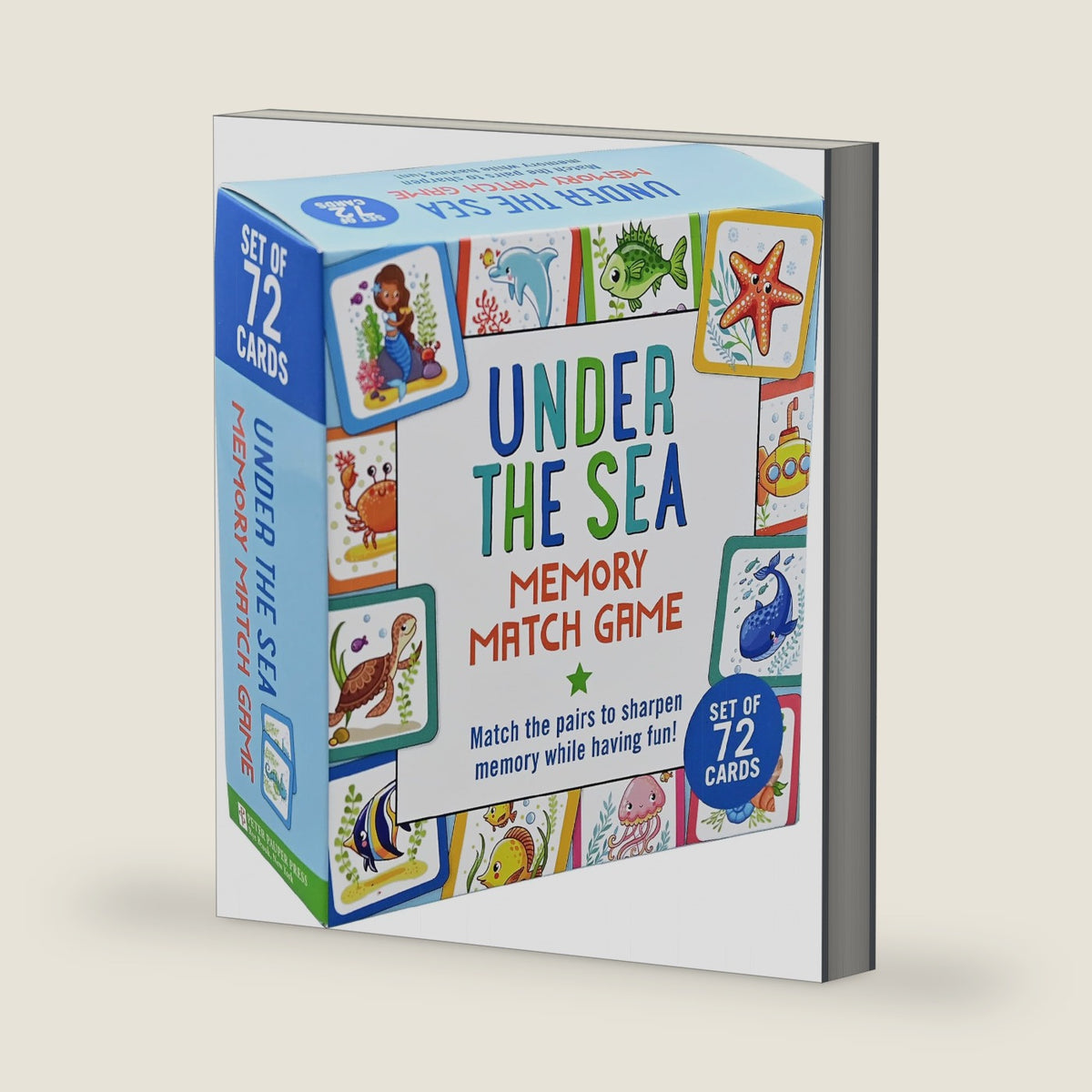 Under the Sea Memory Match Game, Set of 72 Cards by Peter Pauper Press