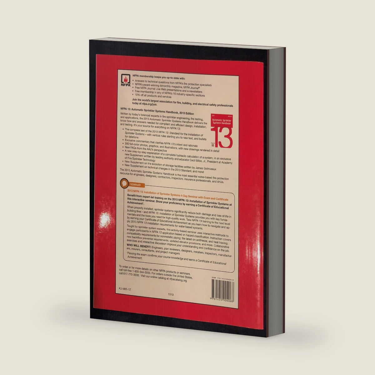 Nfpa 13 Standard for the Installation of Sprinkler Systems by National Fire Protection Association (NFPA)