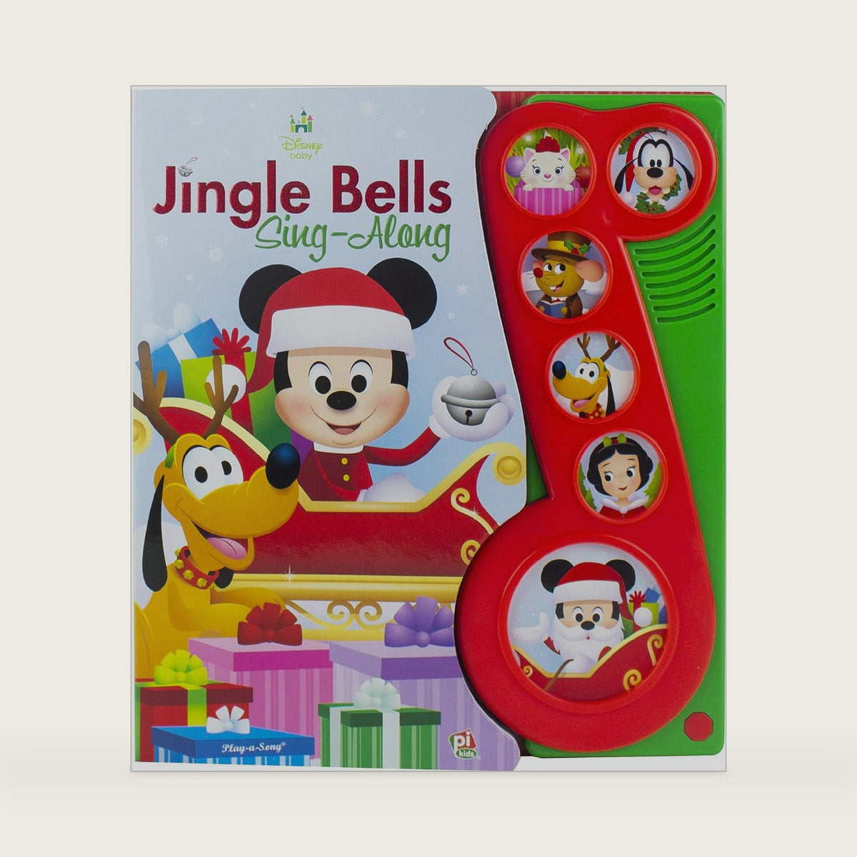 Disney Baby - Mickey Mouse Christmas Jingle Bells Sing-Along Song Book - PI Kids by Editors of Phoenix International Publications