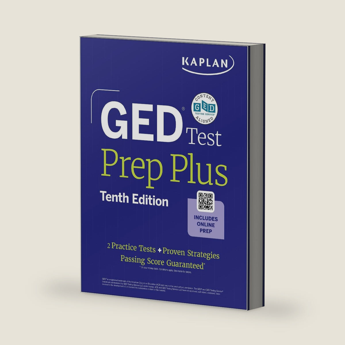 GED Test Prep Plus, Tenth Edition (2026): Includes a Diagnostic Pretest, 2 Full Length Practice Tests, 1000+ Practice Questions, and 60+ Online Videos (Kaplan Test Prep) by Kaplan Test Prep