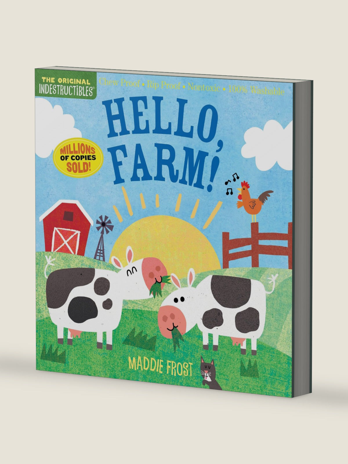Indestructibles (The Original): Hello, Farm!: Chew Proof · Rip Proof · Nontoxic · 100% Washable (Book for Babies, Newborn Books, Safe to Chew) by Amy Pixton