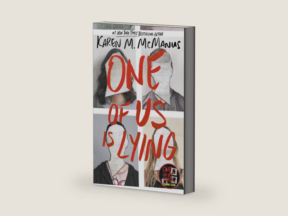 One of Us Is Lying by Karen M. McManus | barcode:9781524714758 | source:9781524714758-right-three-quarter.jpg