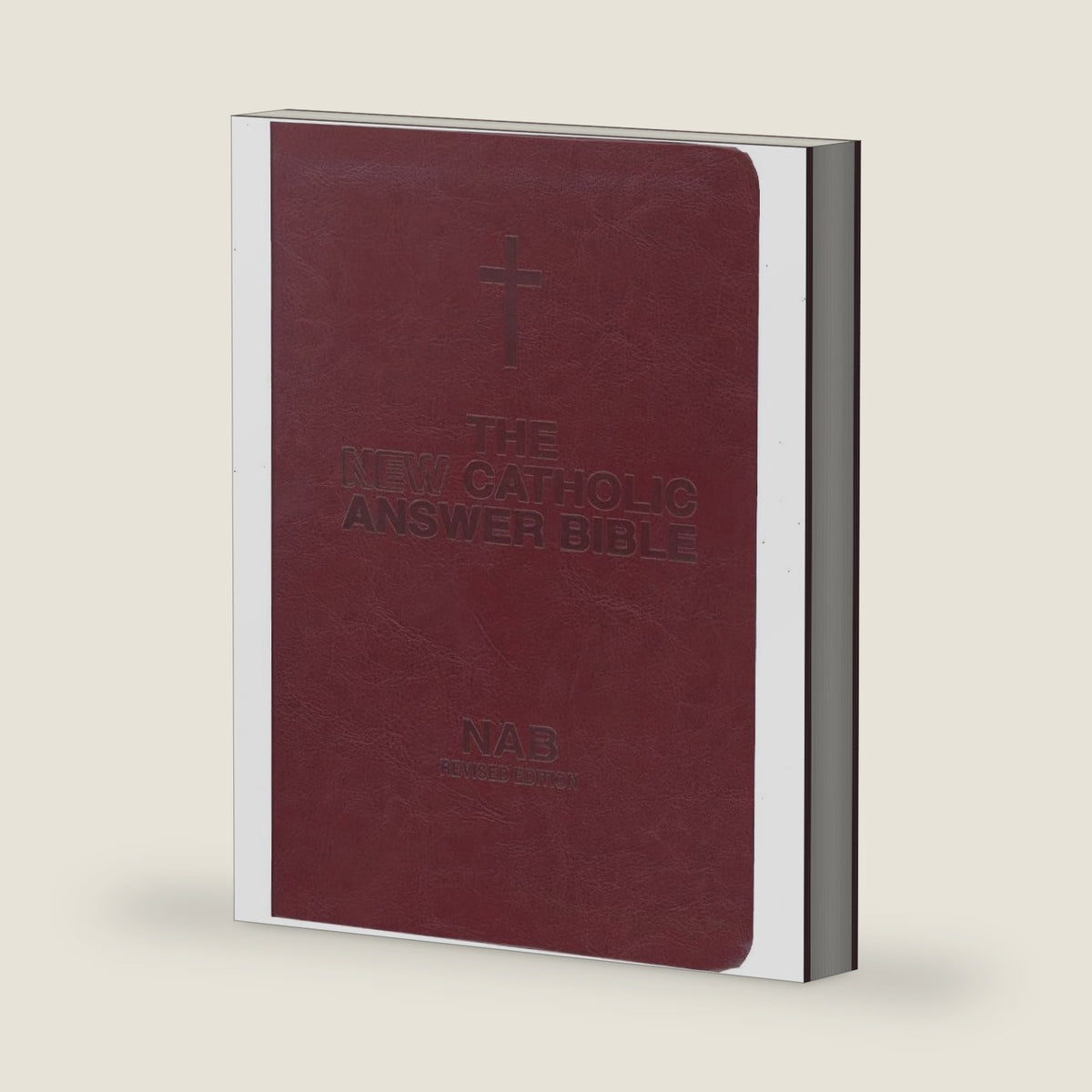New Catholic Answer Bible-NABRE-Librosario (Burgundy) by Fireside Catholic Publishing
