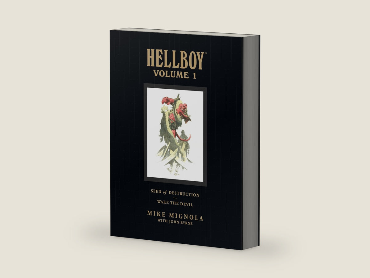 Hellboy Library Edition, Volume 1: Seed of Destruction and Wake the Devil by Mike Mignola