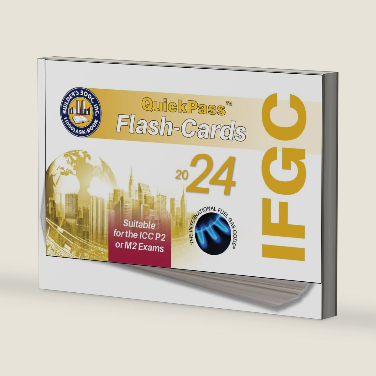 2024 International Fuel Gas Code IFGC QuickPass Flash-Cards by Inc. Builder's Book
