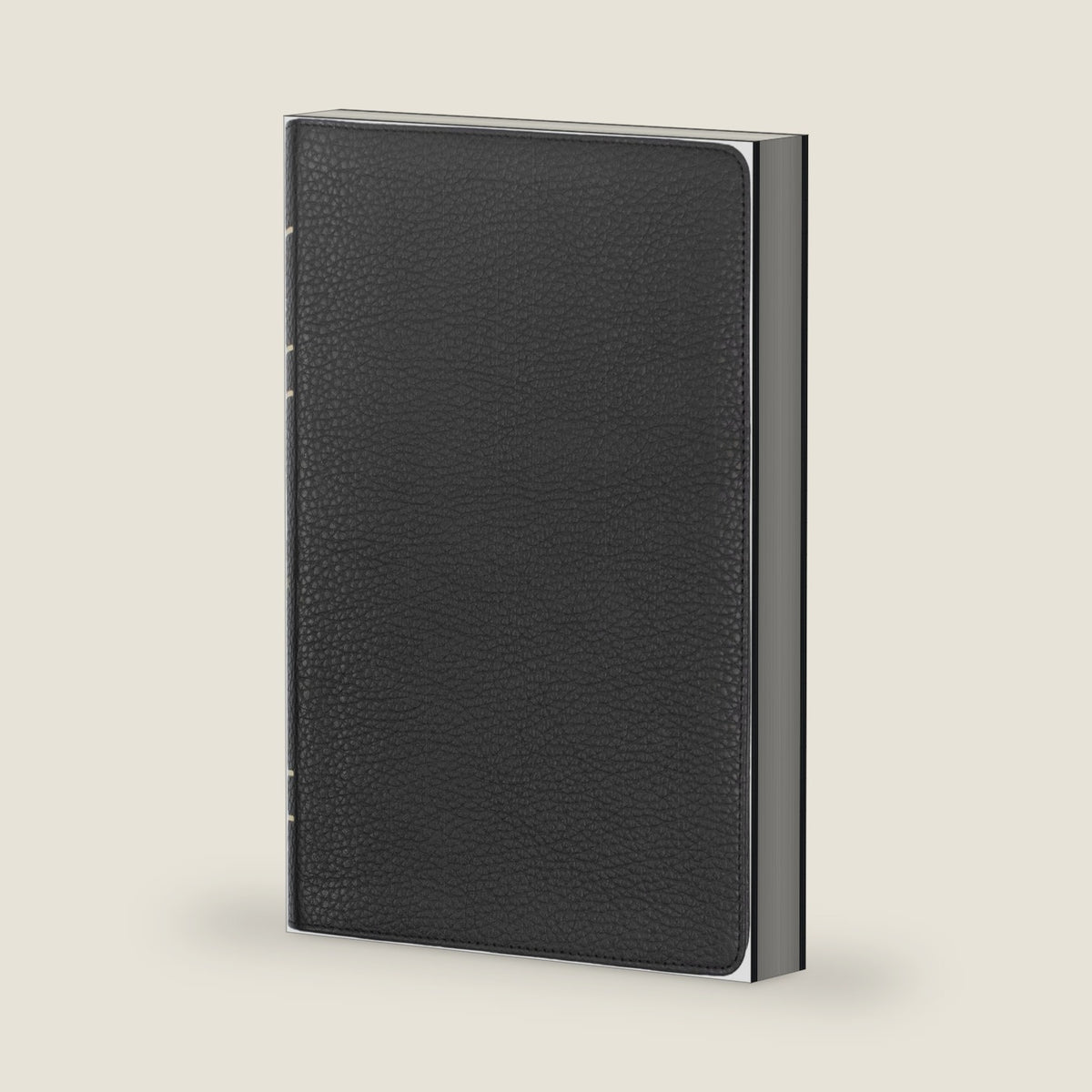 LSB Holy Bible, Handy Size, Black Premium Genuine Leather (Cowhide): Legacy Standard Bible in a Single-Column, Red Letter Format with 2 Ribbon Markers and Gold Gilded Page Edges by Steadfast Bibles