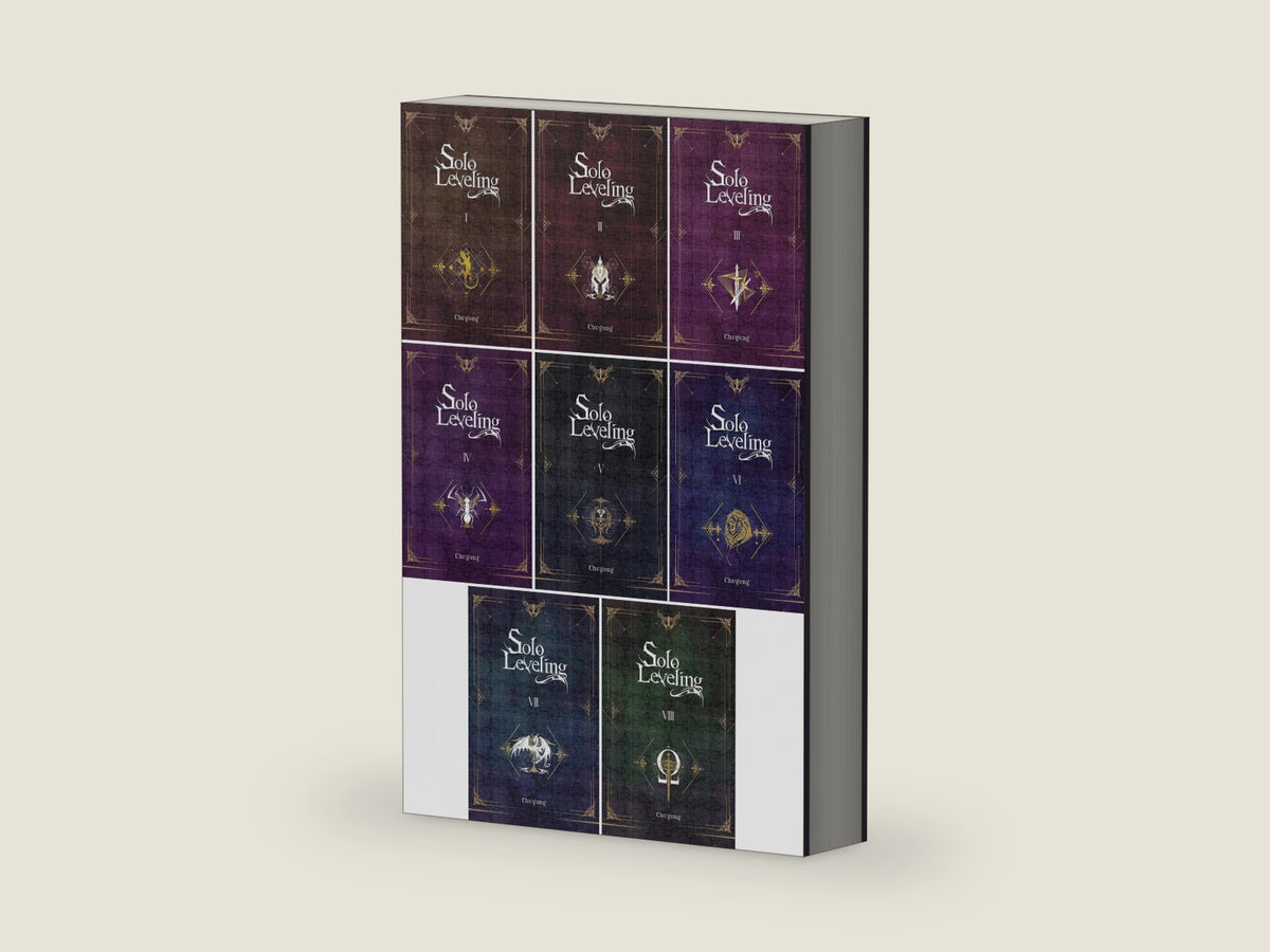 Solo Leveling Novel by Chugong 8-Book Set Vol.1-8 by Chugong