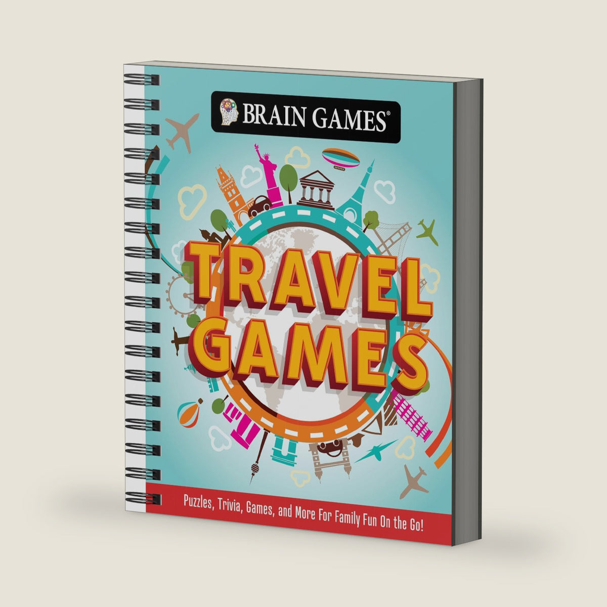 Brain Games - Travel Games: Puzzles, Trivia, Games, and More For Family Fun On the Go! by Publications International Ltd.