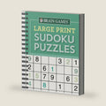 Brain Games - Large Print Sudoku Puzzles (Green) by Publications International Ltd.