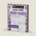 Brain Games - Large Print Word Search: Unwind and Test Your Problem-Solving Skills | Easy to Read, Fun to Solve | Gift for Adults & Seniors by Publications International Ltd.