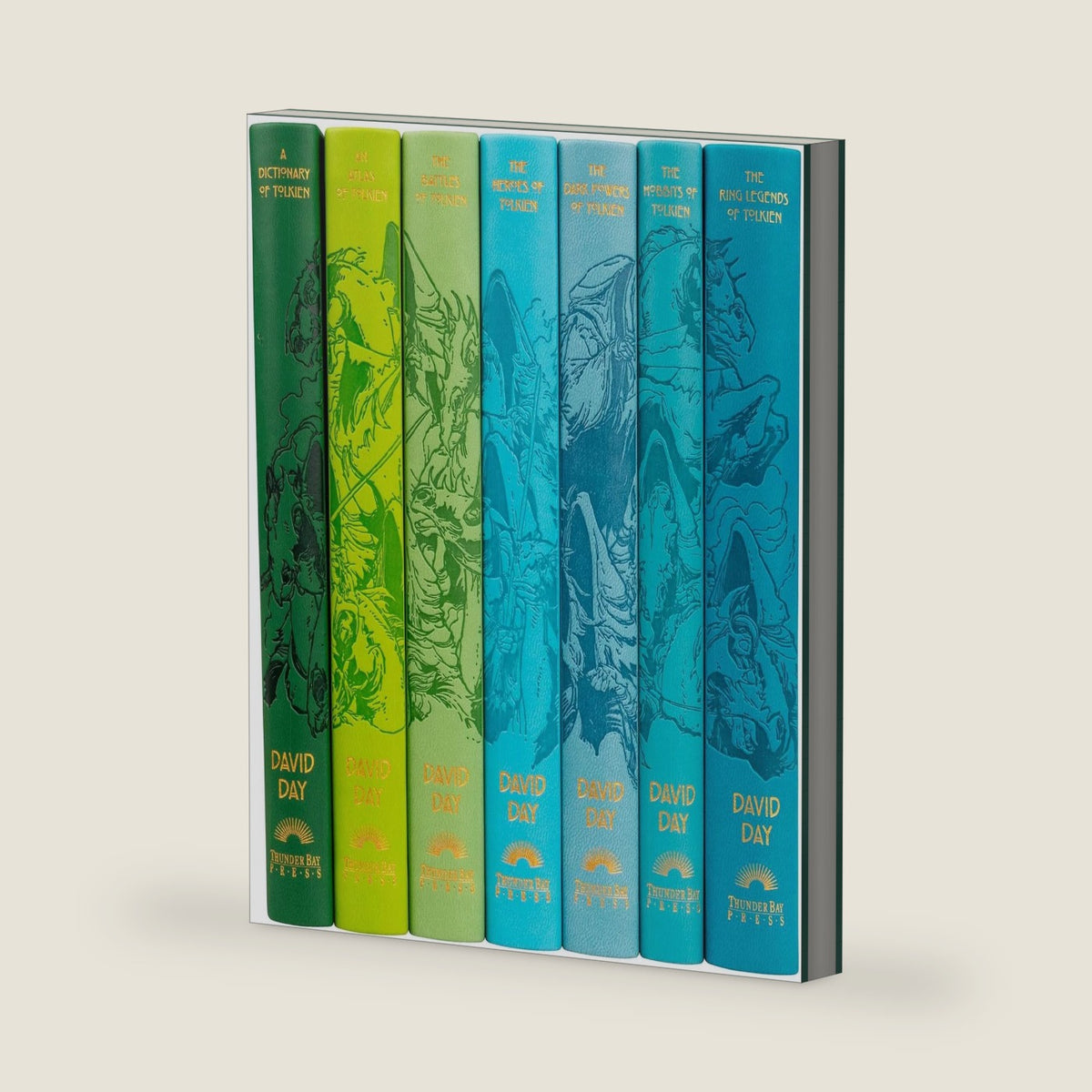 World of Tolkien Seven-Book Boxed Set - Tolkien Reference Books for All Ages, Illustrated Lord of the Rings Guides, Boxed Set by David Day
