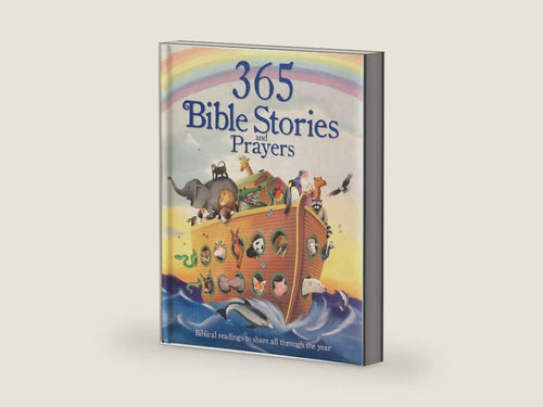 365 Bible Stories and Prayers Padded Treasury - Gift for Easter, Christmas, Communions, Baptism, Birthdays (Little Sunbeams) by Cottage Door Press | barcode:9781680524079 | source:9781680524079-right-three-quarter.jpg