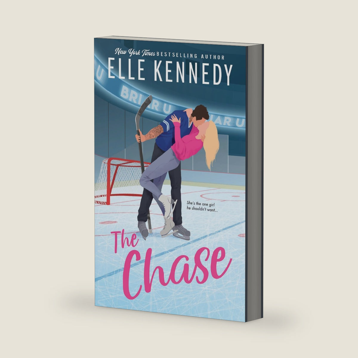 The Chase: A Forced Proximity College Romance with Hockey Heat (Briar U, 1) by Elle Kennedy