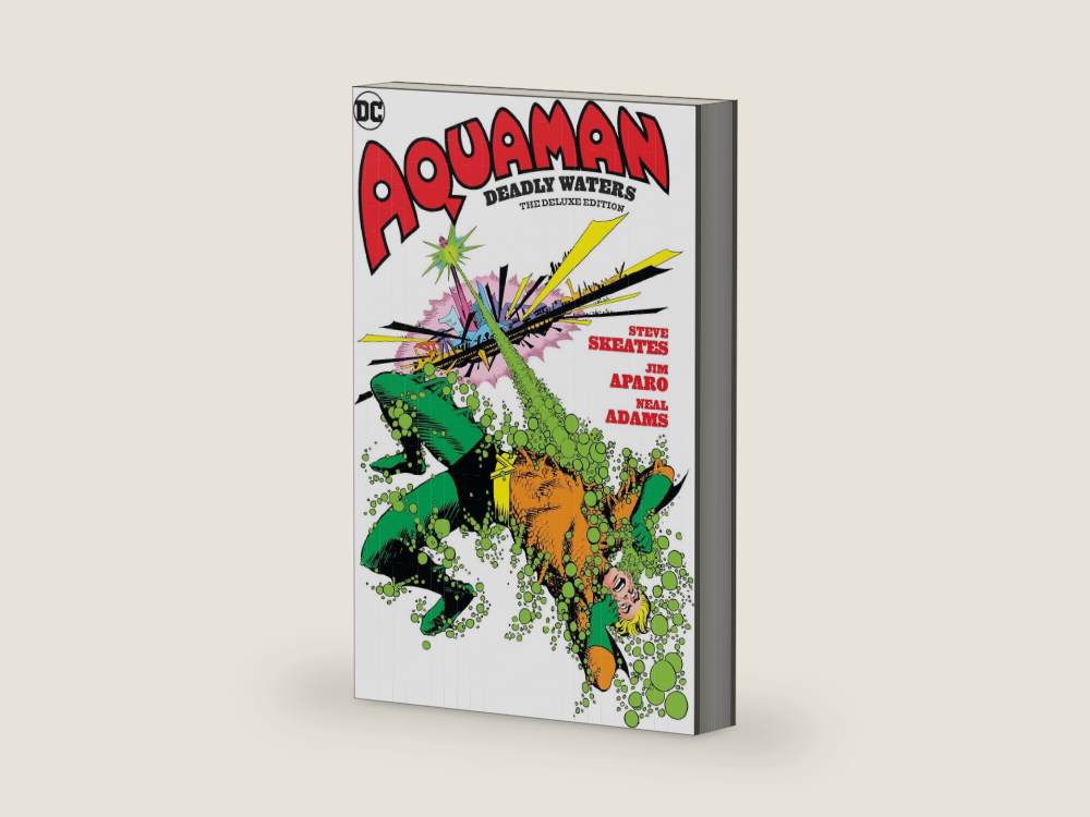 Aquaman: Deadly Waters The Deluxe Edition by Steve Skeates | barcode:9781779502940 | source:9781779502940-right-three-quarter.jpg