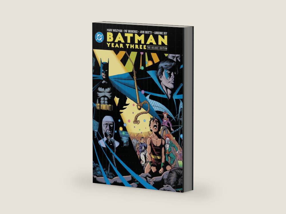 Batman: Year Three: The Deluxe Edition (DC Batman) by Marv Wolfman | barcode:9781799502432 | source:9781799502432-right-three-quarter.jpg