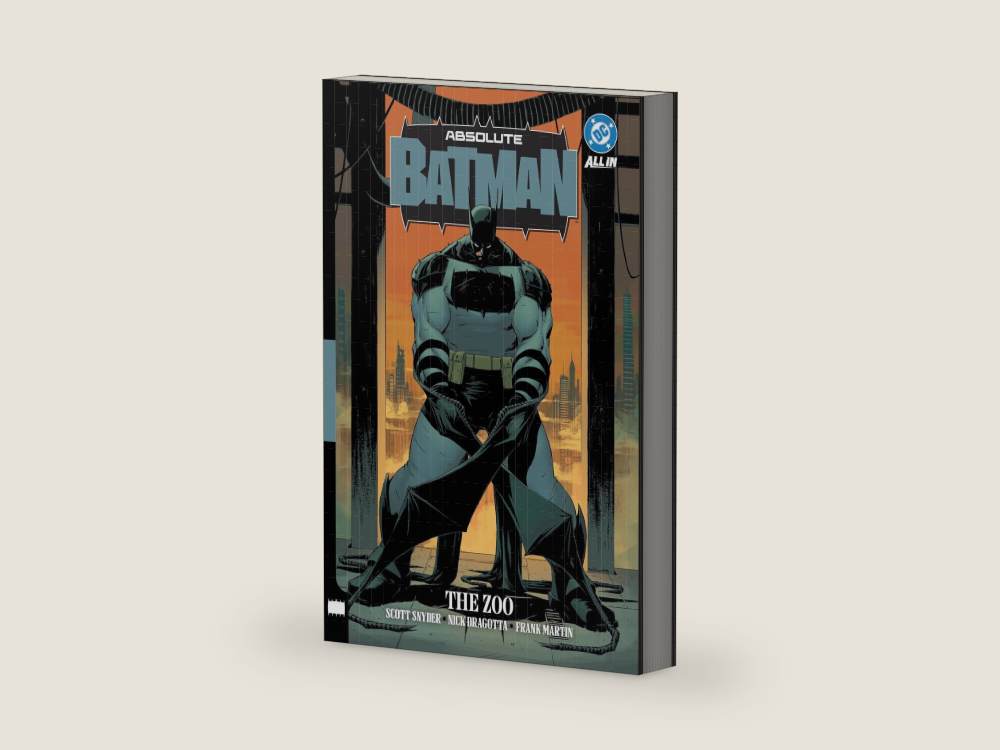 Absolute Batman Vol. 1: The Zoo (Absolute Universe) by Scott Snyder | barcode:9781799505259 | source:9781799505259-right-three-quarter.jpg
