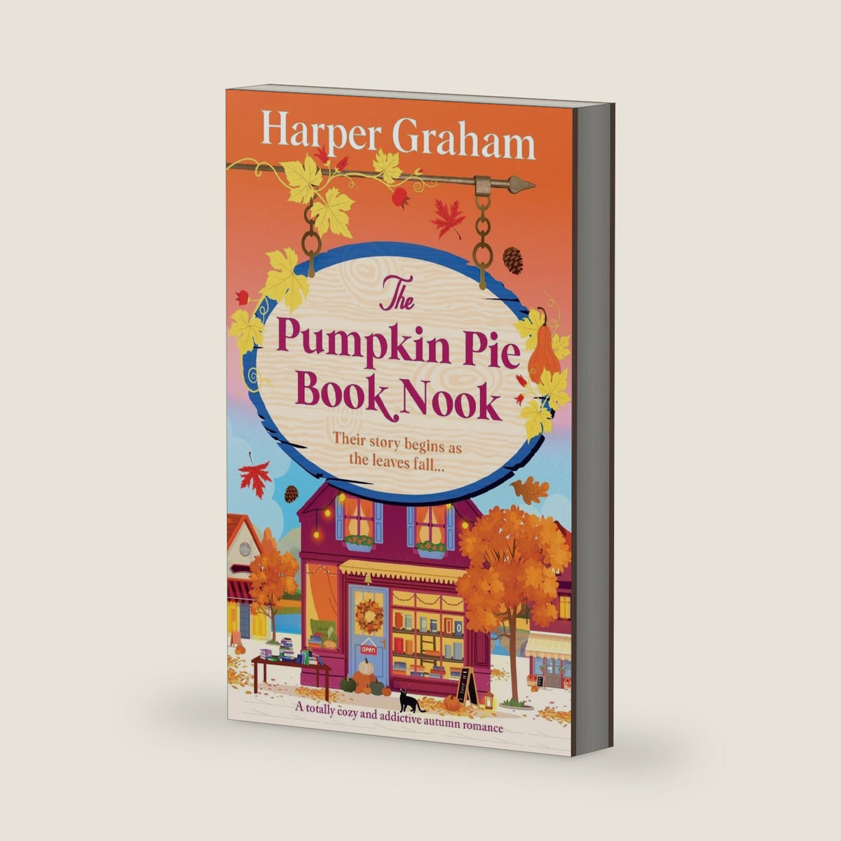 The Pumpkin Pie Book Nook: A totally cozy and addictive autumn romance (Maple Falls) by Harper Graham