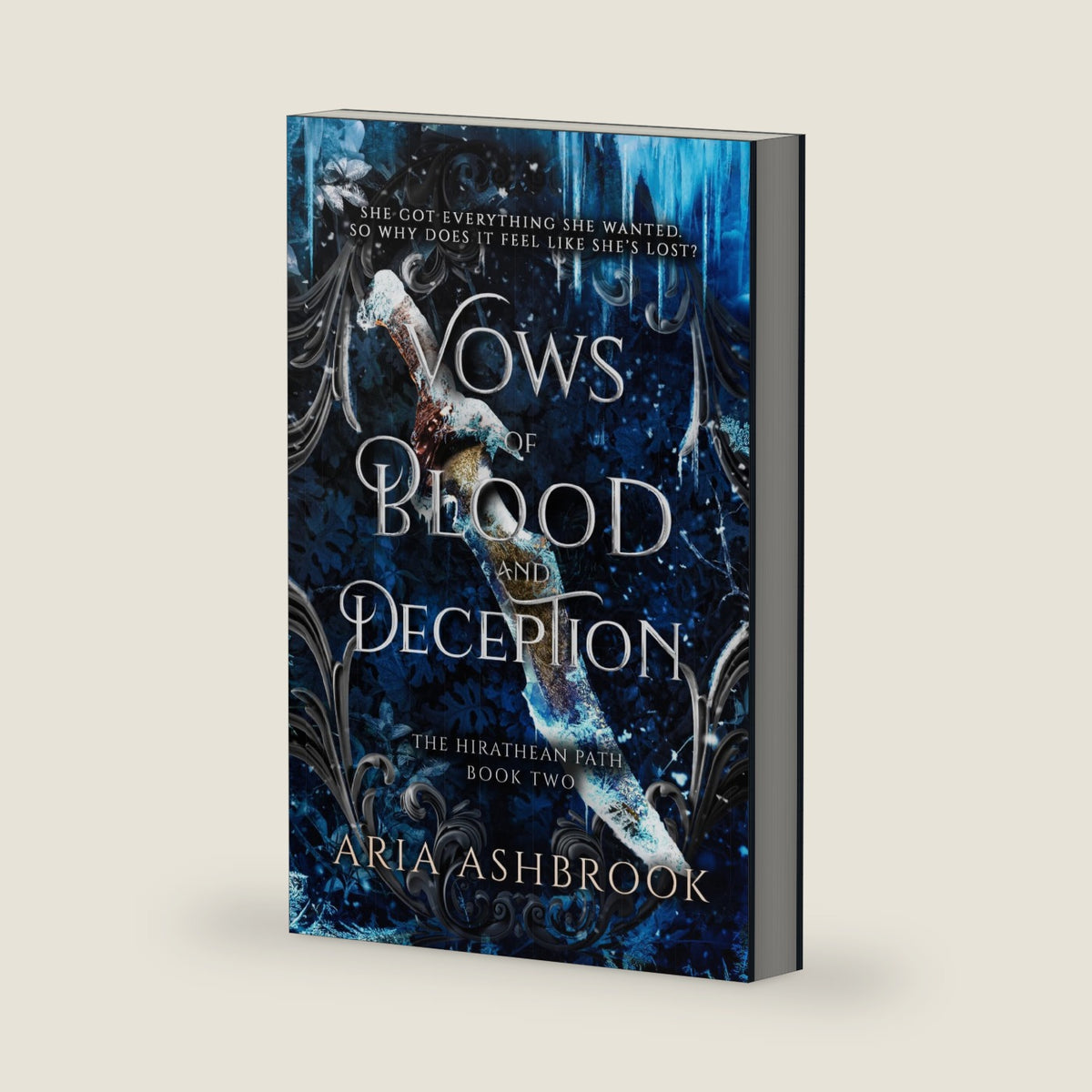 Vows of Blood and Deception: A Dark Enemies To Lovers Fantasy Romance Novel (The Hirathean Path) by Aria Ashbrook