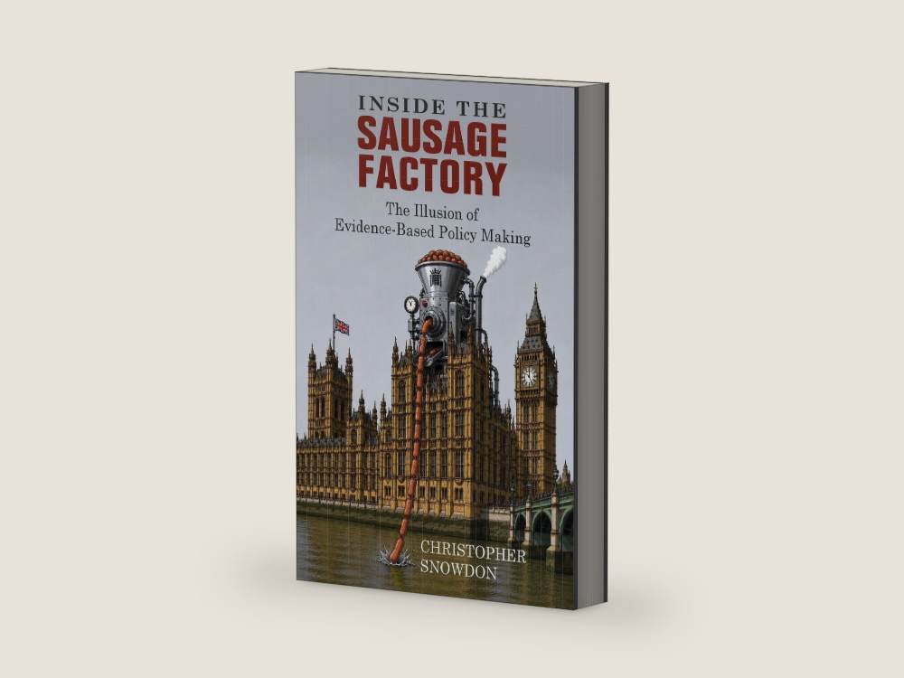 Inside the Sausage Factory by Christopher Snowdon | barcode:9781918291544 | source:9781918291544-right-three-quarter.jpg