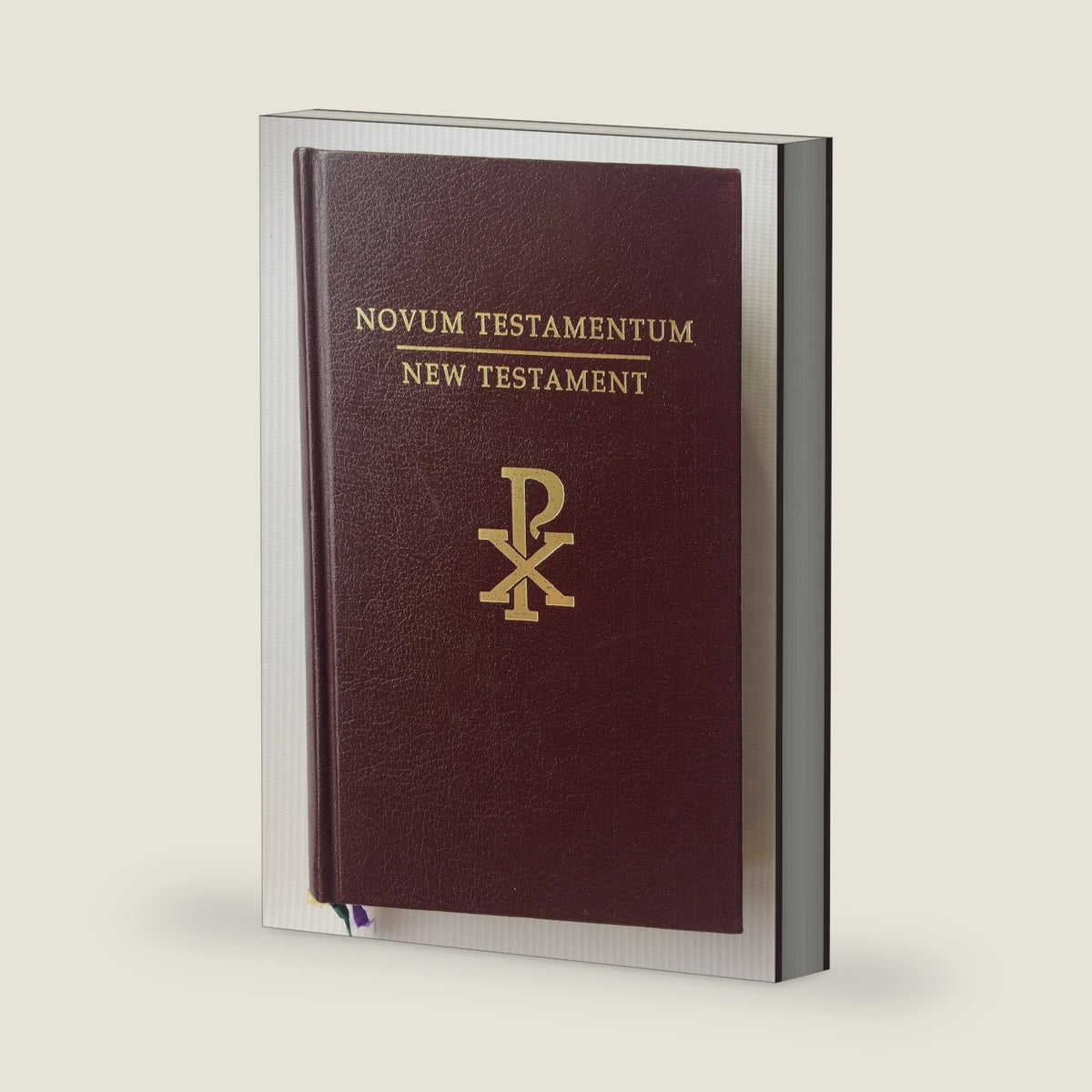 New Testament English/Latin Rheims Version by Revised By Bishop Richard Challoner