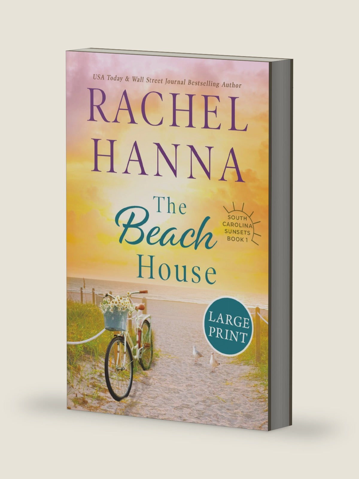 The Beach House: Large Print (South Carolina Sunsets) by Rachel Hanna