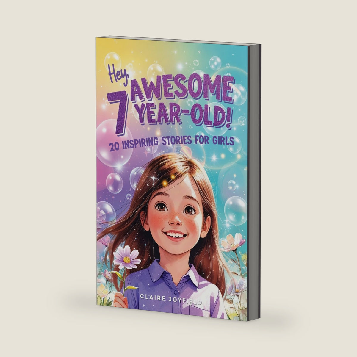 Hey Awesome 7 Year Old! 20 Inspiring Stories for Girls: Uplifting Tales of Confidence, Courage, Friendship, Kindness, and Discovering Your Magic (Hey Awesome! Series) (Hey You are Awesome!) by Claire Joyfield