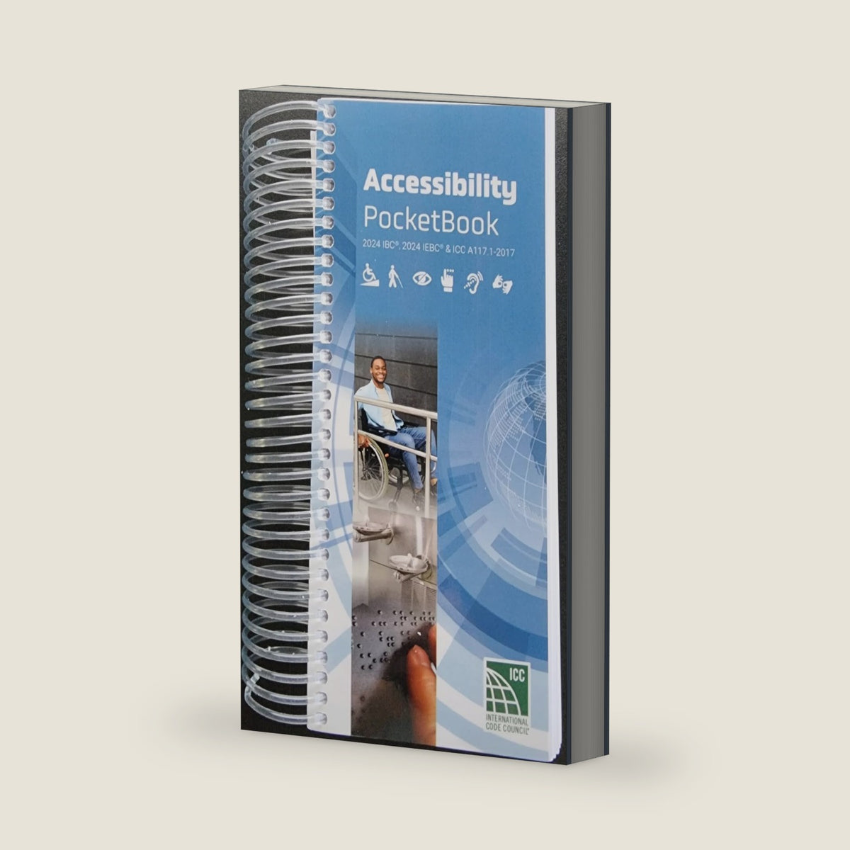 Accessibility Pocketbook 2024 IBC, 2024 IEBC and ICC A117.1-2017 by Inc. International Code Council