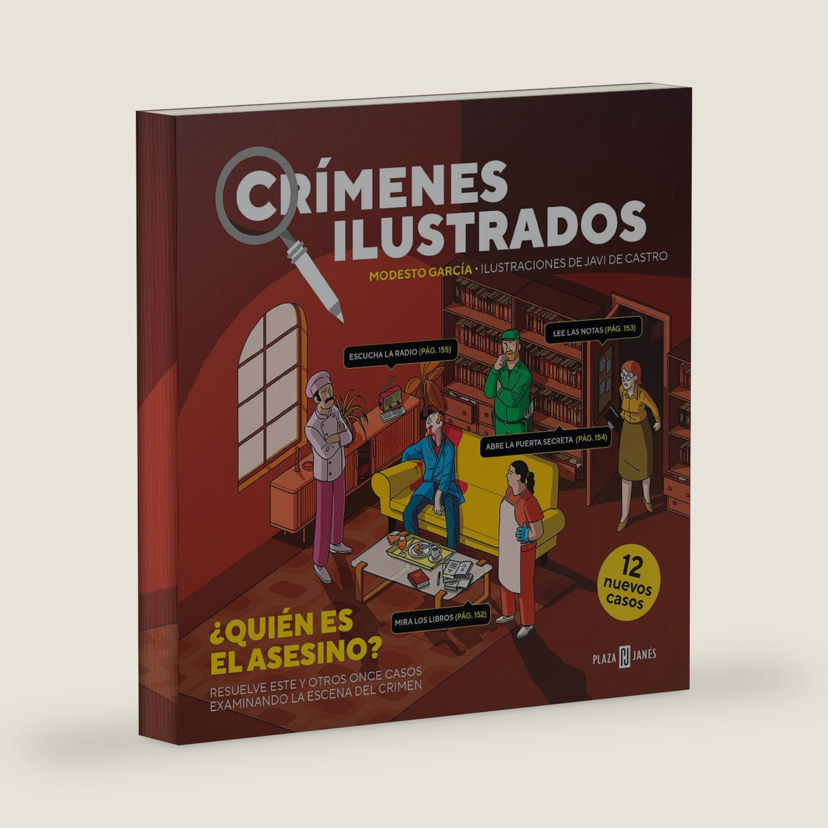 Crímenes ilustrados - ¿Quién es el asesino?: Resuelve este y otros once casos examinando la escena del crimen by Modesto García