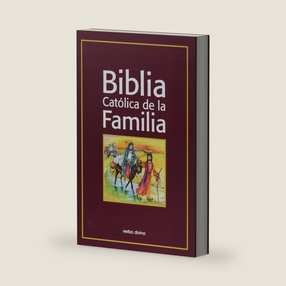 Biblia Católica de la Familia: Cartoné, dos colores con uñeros by Editorial Verbo Divino