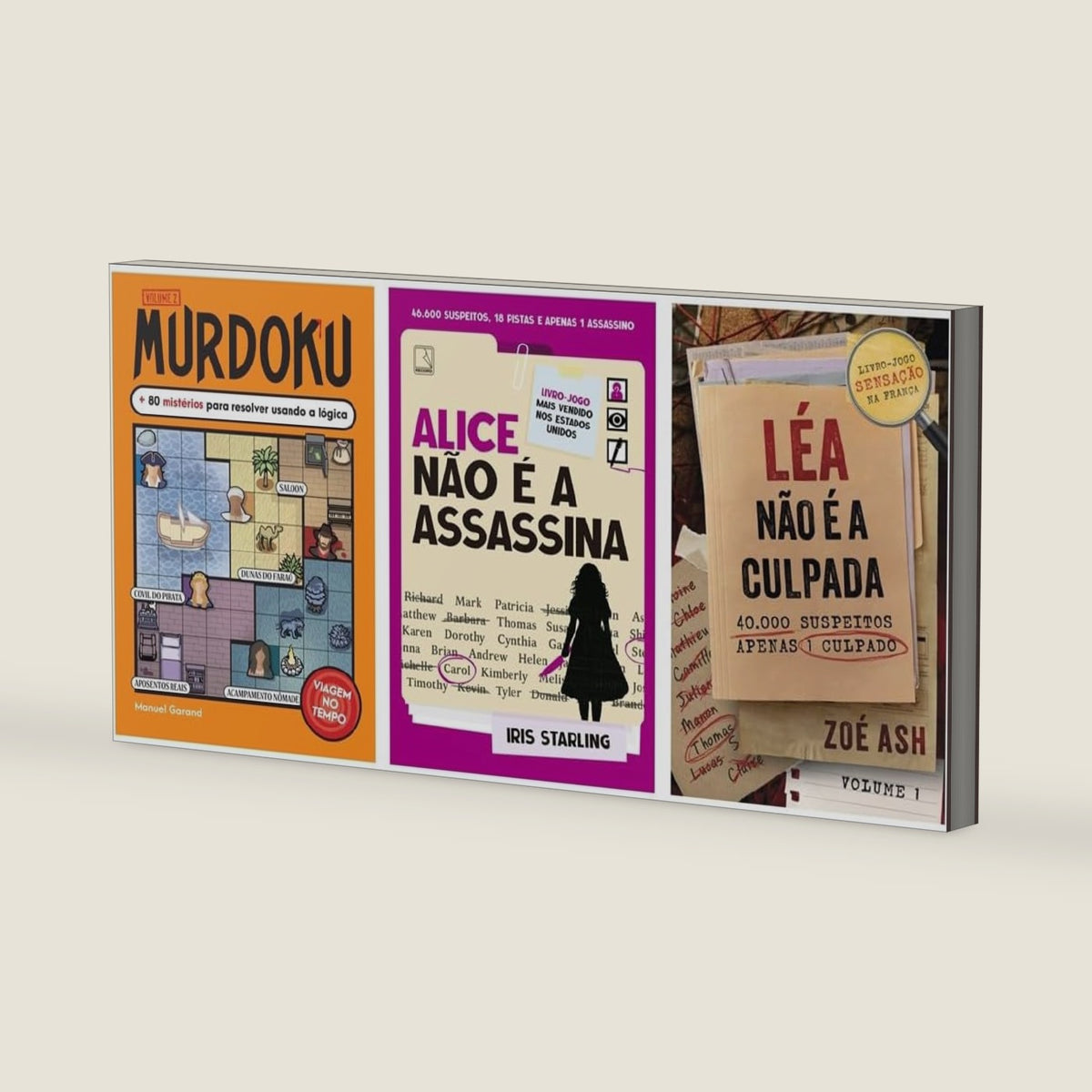 Kit Murdoku + Alice não é a assassina + Léa não é a culpada (Portuguese Edition) by Diversos