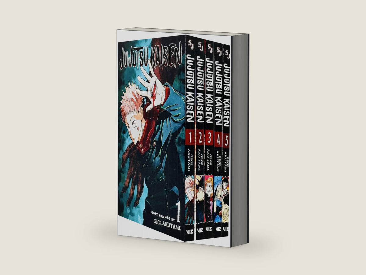 Jujutsu Kaisen Series Vol 1-5 Books Collection Set By Gege Akutami by Format: Paperback
