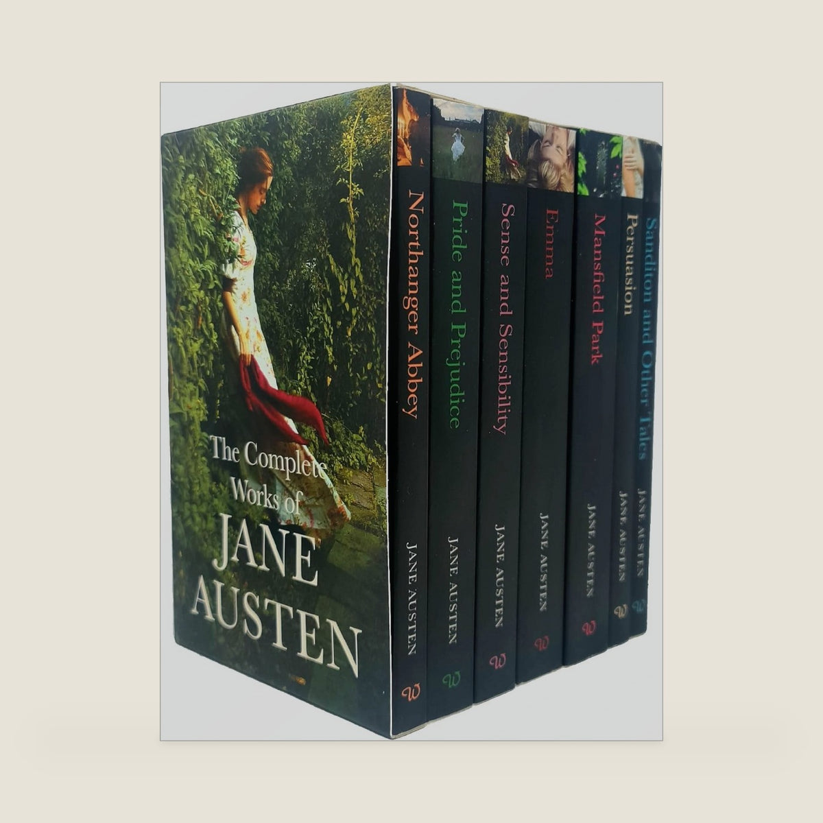 The Complete Works of Jane Austen 7 Books Collection Box Set (Sandition and Other Tales, Sense and Senesibility, Pride and Prejudice, Persuasion, Emma & More) by Jane Austen