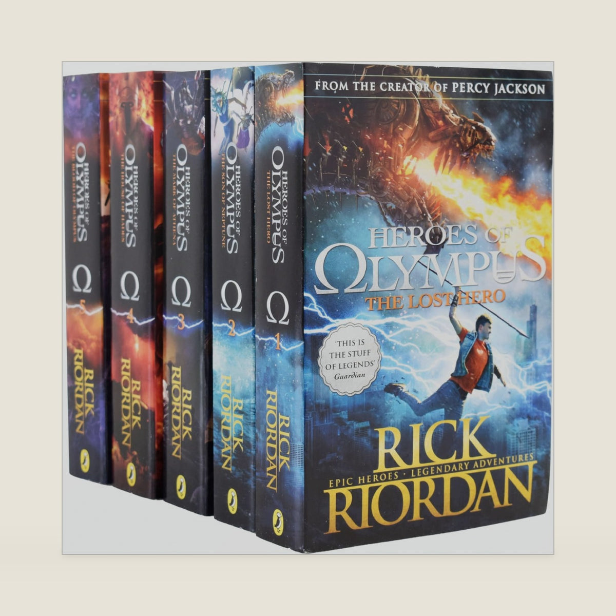Heroes of Olympus Complete Collection 5 Books Box Set -The Lost Hero/The Son of Neptune/The Mark of Athena/The Blood of Olympus by Rick Riordan (2015-06-07) by Rick Riordan