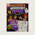 Halloween Whodunit Puzzles: 30 Medium-to-Hard Kawaii Mystery Logic Puzzles for Kids Ages 8–12 (Clue by Clue Puzzle Adventures) by Play & Go Press
