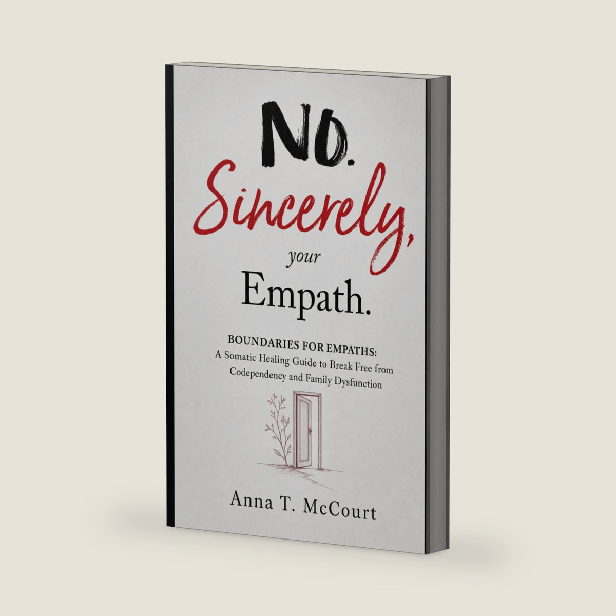 No. Sincerely, your Empath: Boundaries for Empaths: A Somatic Healing Guide to Break Free from Codependency and Family Dysfunction by Anna T. McCourt