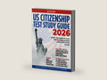US Citizenship Test Study Guide: What You Need to Face the Naturalization Exam Free from Doubt | Includes Comprehensive Review for All USCIS Civics Questions by High Score Publishing | barcode:9798180838087 | source:9798180838087-right-three-quarter.jpg
