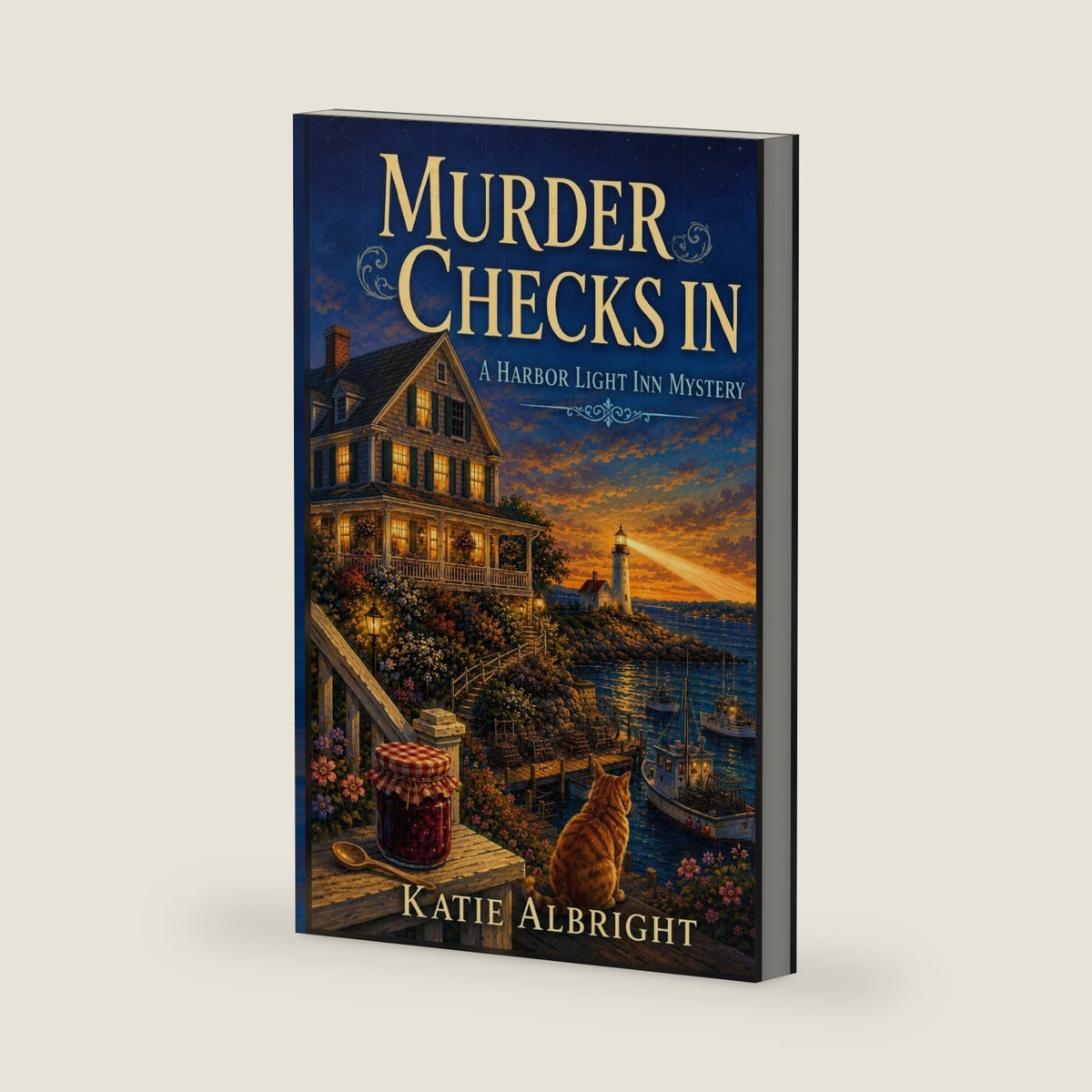 Murder Checks In: A Harbor Light Inn Cozy Mystery (The Harbor Light Inn Mysteries) by Katie Albright