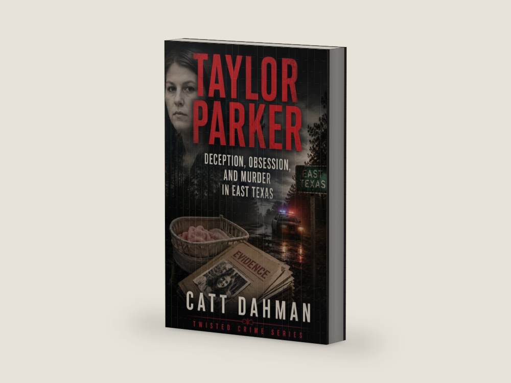 Taylor Parker: Deception, Obsession, and Murder in East Texas (Twisted Crime) by Catt Dahman | barcode:9798184370392 | source:9798184370392-right-three-quarter.jpg