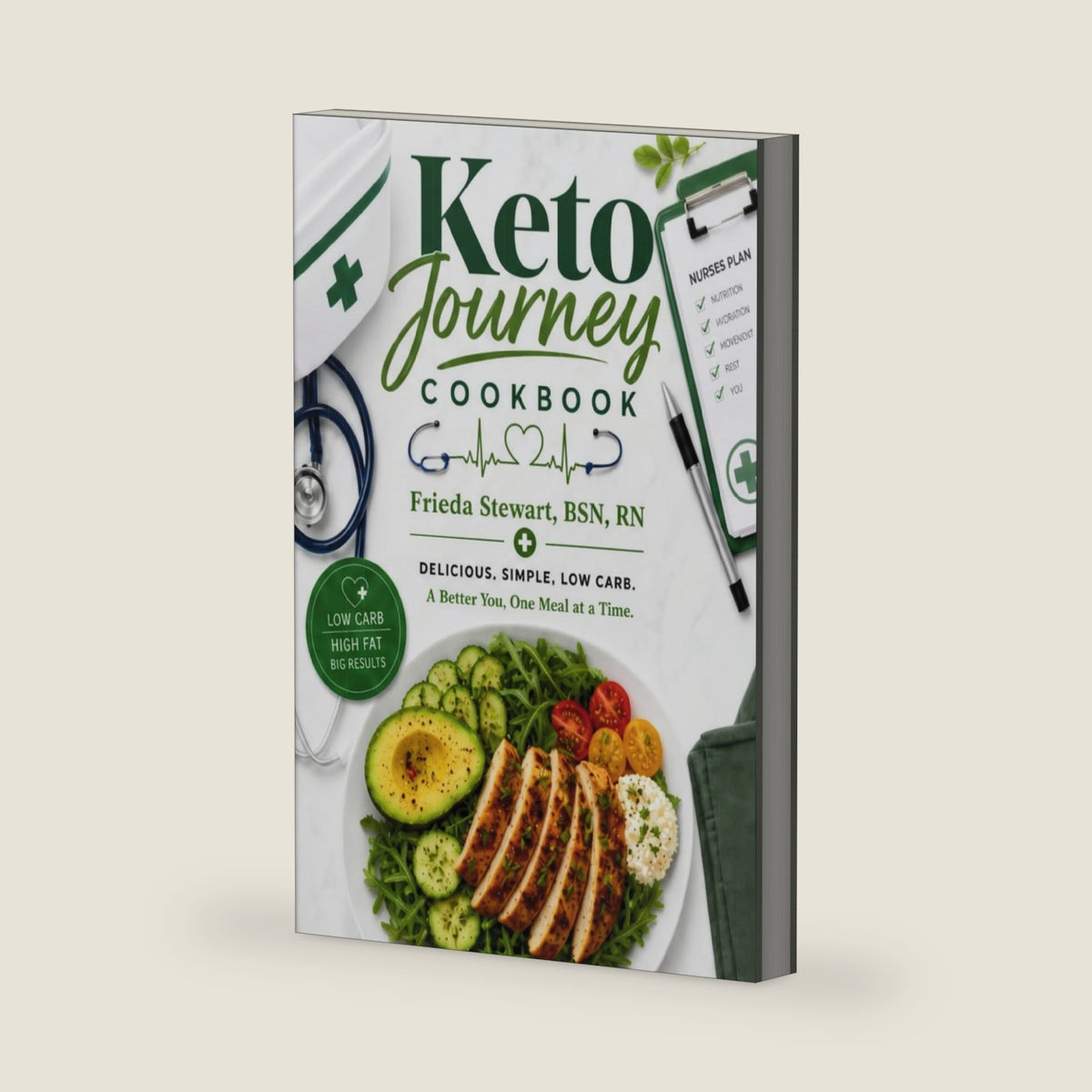 Keto Journey Cookbook by Frieda Marie Stewart