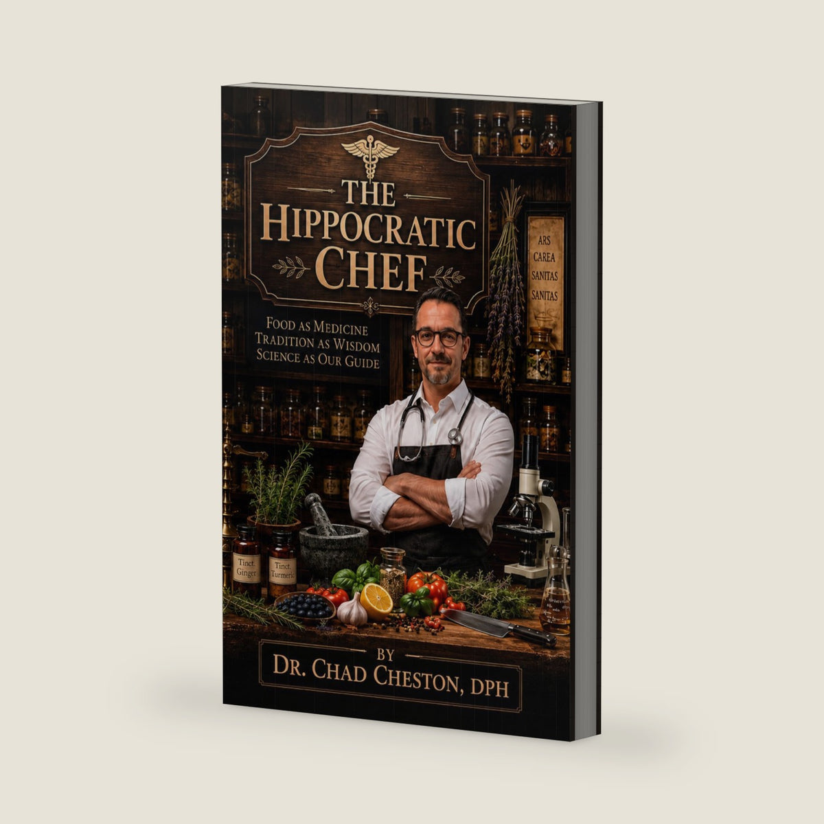 The Hippocratic Chef: Healing Recipes and the Science of Food as Medicine for Anti-Inflammatory Living, Gut Health, Metabolic Wellness, Longevity and Disease Prevention by Chad Cheston