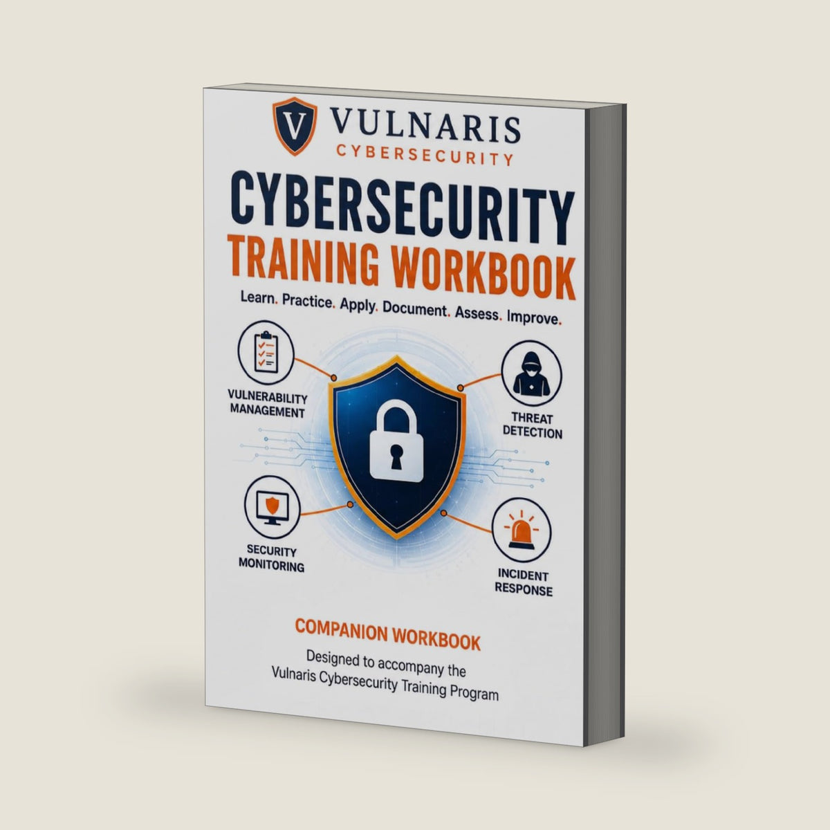 Cybersecurity Training Workbook: A Hands-On Companion for Learning, Practicing, Assessing, and Applying Cybersecurity Skills by Vulnaris LLC